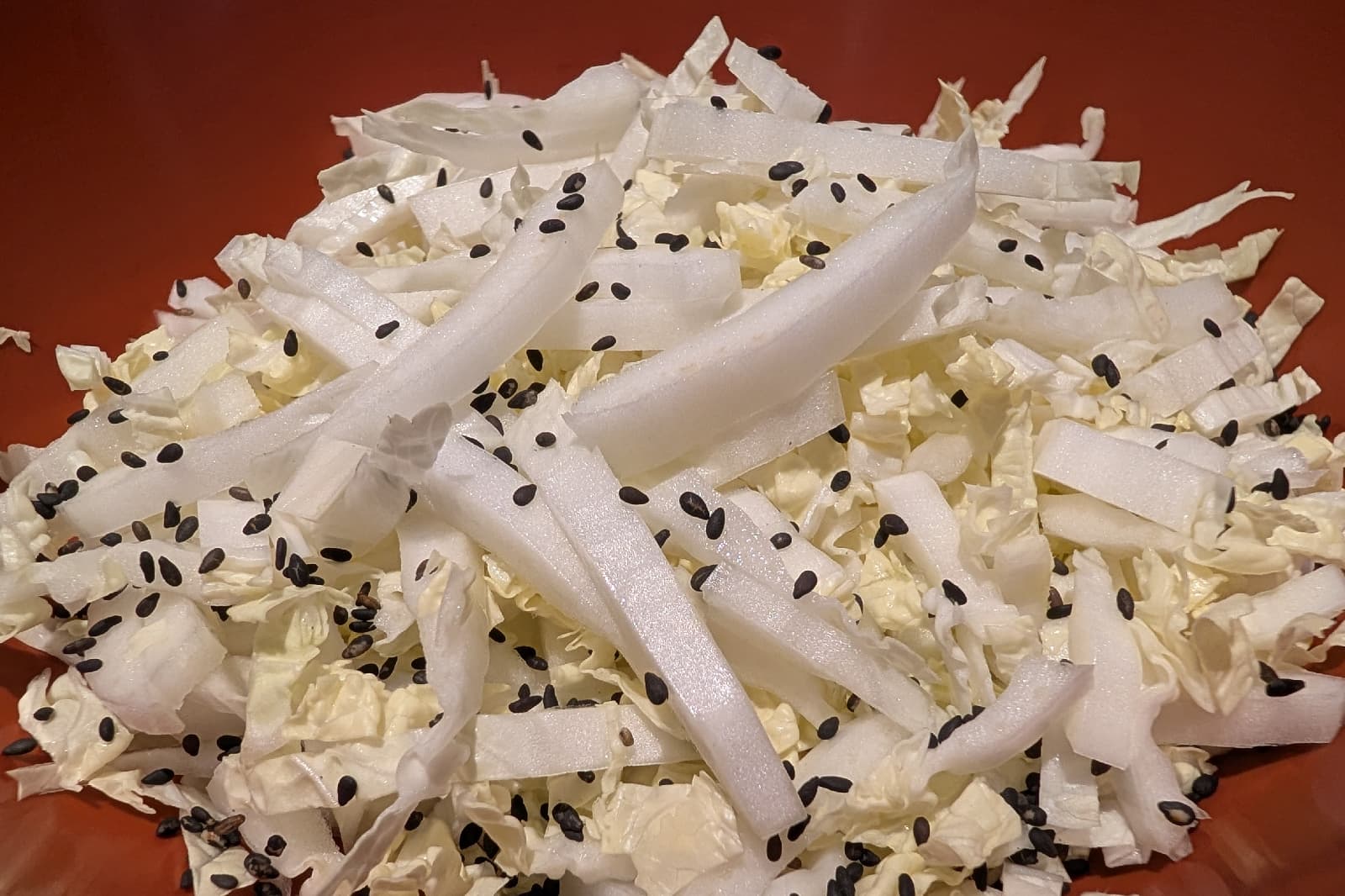 Kewpie Sesame Slaw — serving suggestion